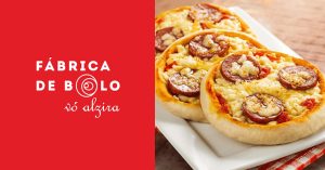 Salgadinhos Assados - Mini Pizza de Calabresa - Pacote com 12 Unid - Vó Alzira