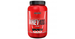 Whey 100% Pure - Sabor Morango - Pote 907g - IntegralMedica