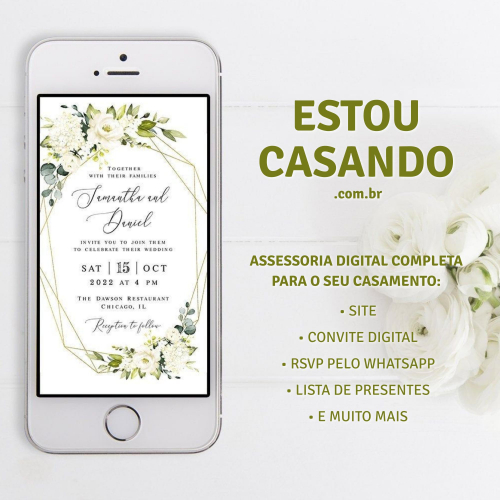 Estou Casando – Assessoria Digital completa para o seu casamento!